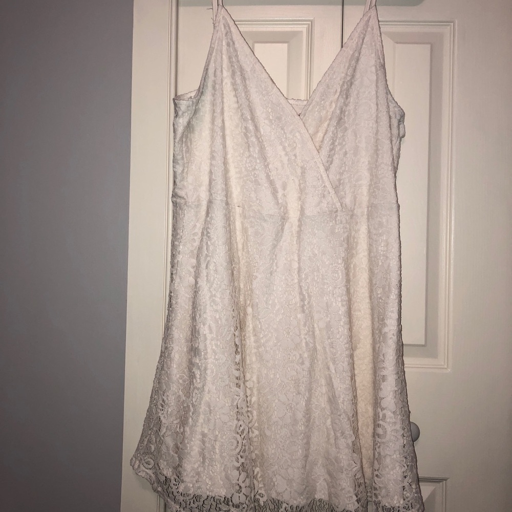 Mossimo Cream Lace Mini Dress